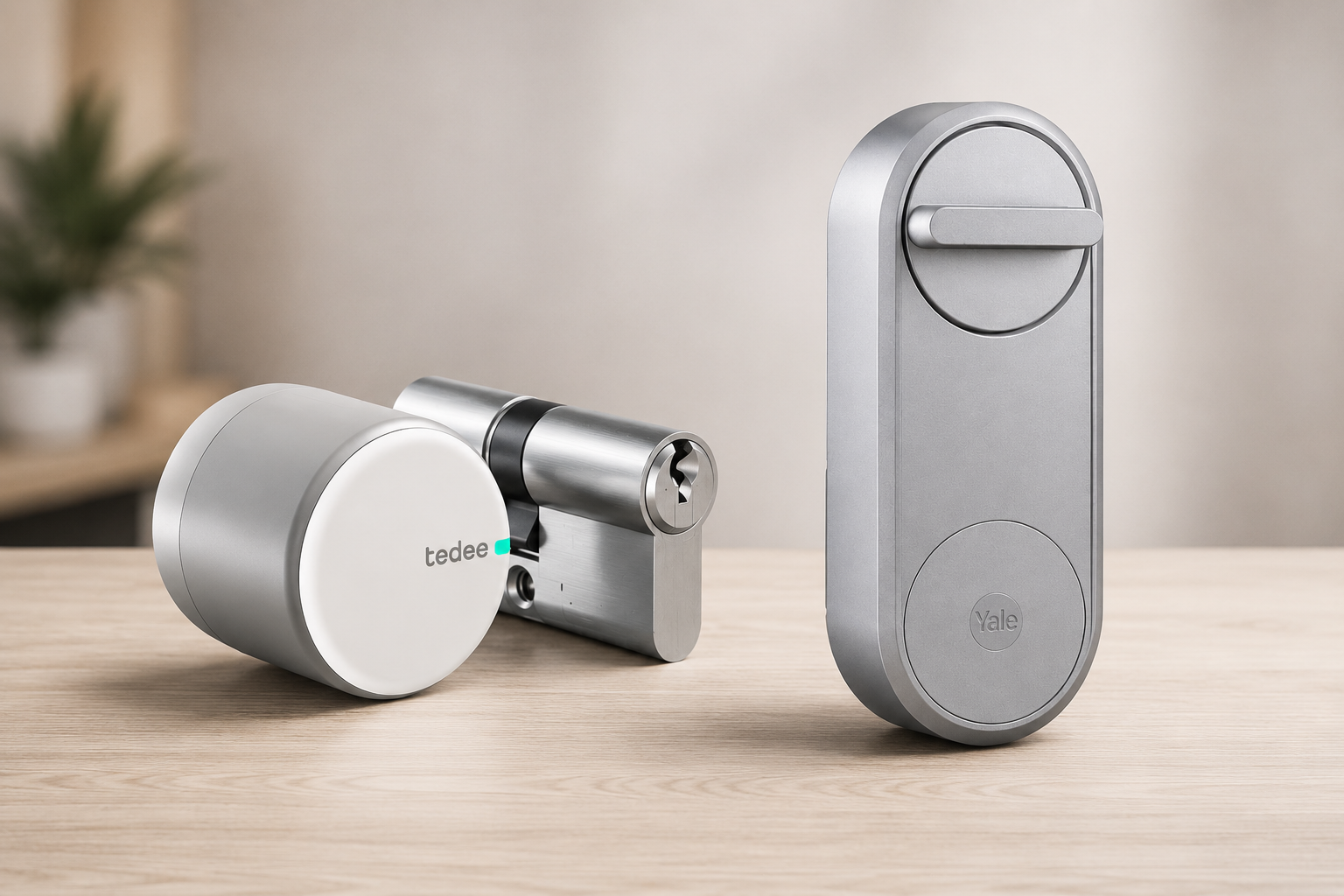 Yale und Tedee Smart Locks für Zutrittskontrolle